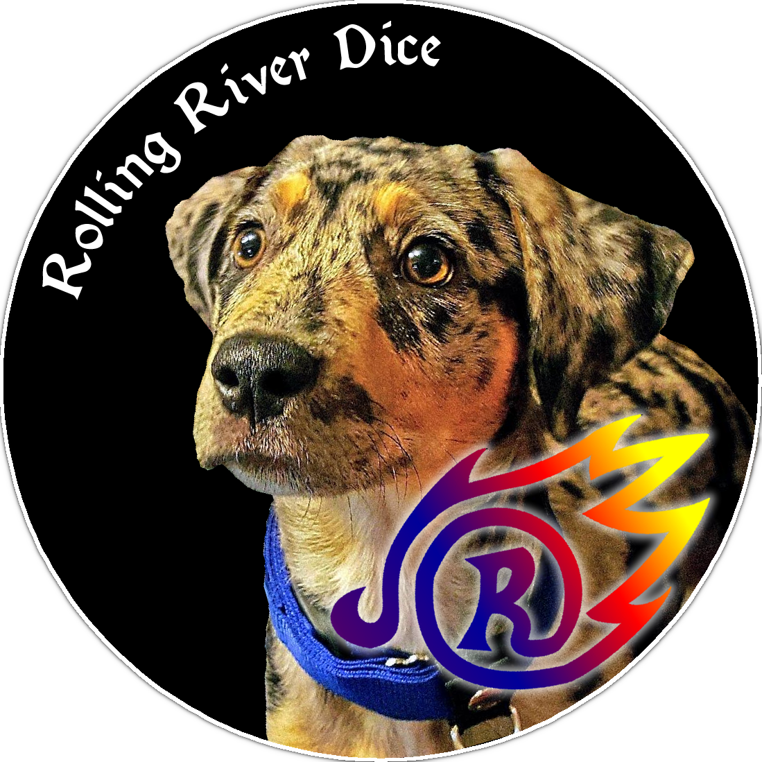 River the dog.